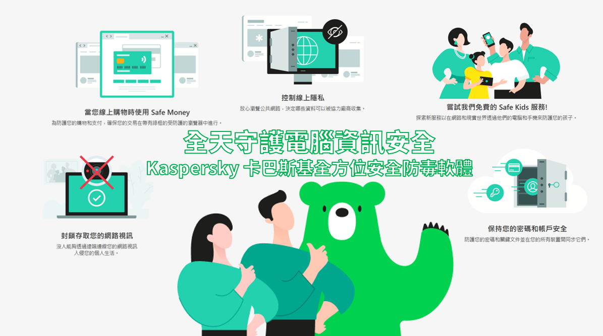 Kaspersky 卡巴斯基全方位安全軟體，每天不到五塊錢就能幫你全天守護電腦資訊安全– 凱特叔叔教3C